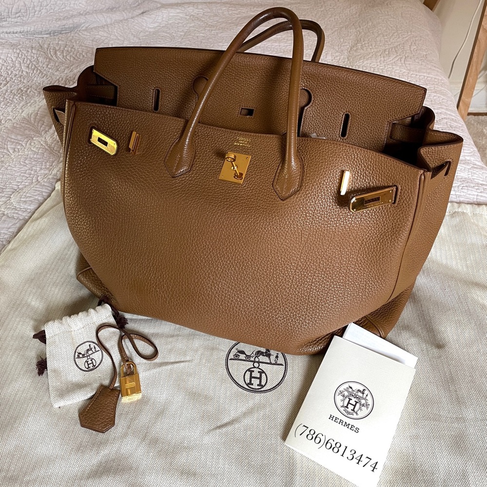 *SOLD*Hermes Birkin Bag 40 Brown/Gold